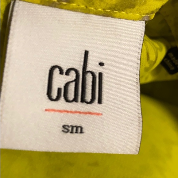 CAbi Style #3071 Yellow Greenish - Picture 7 of 7